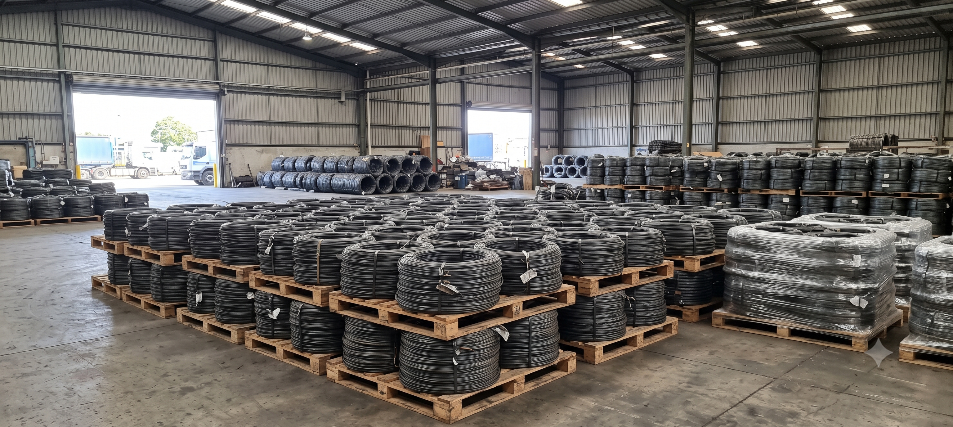 HB Wire, Binding Wire & Industrial Wires ready inventory in central stockyard - bindingwires.com