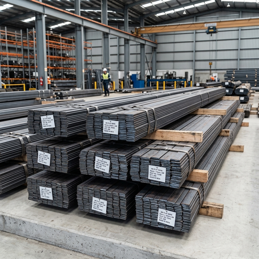 Mild Steel Flat Bars (MS Flats) Central Stockyard & Manufacturing - msflats.in