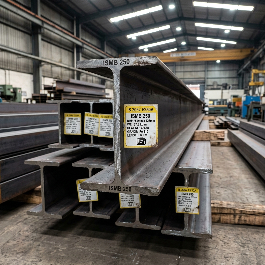 Structural Steel Beams (ISMB / NPB / WPB / H-Beam) Central Stockyard & Manufacturing - msjoist.com